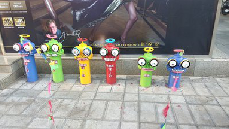  九龙商业区彩绘