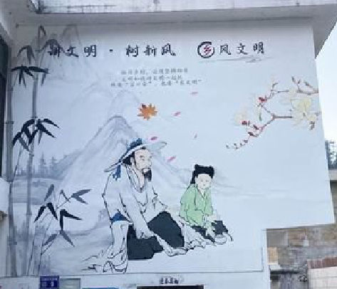  九龙分享几个墙绘保养知识。