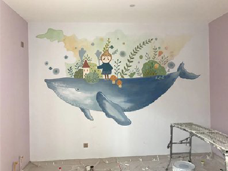  九龙手绘墙的特点及优势。