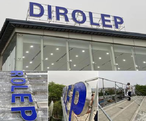 九龙楼顶发光字安装的注意事项。